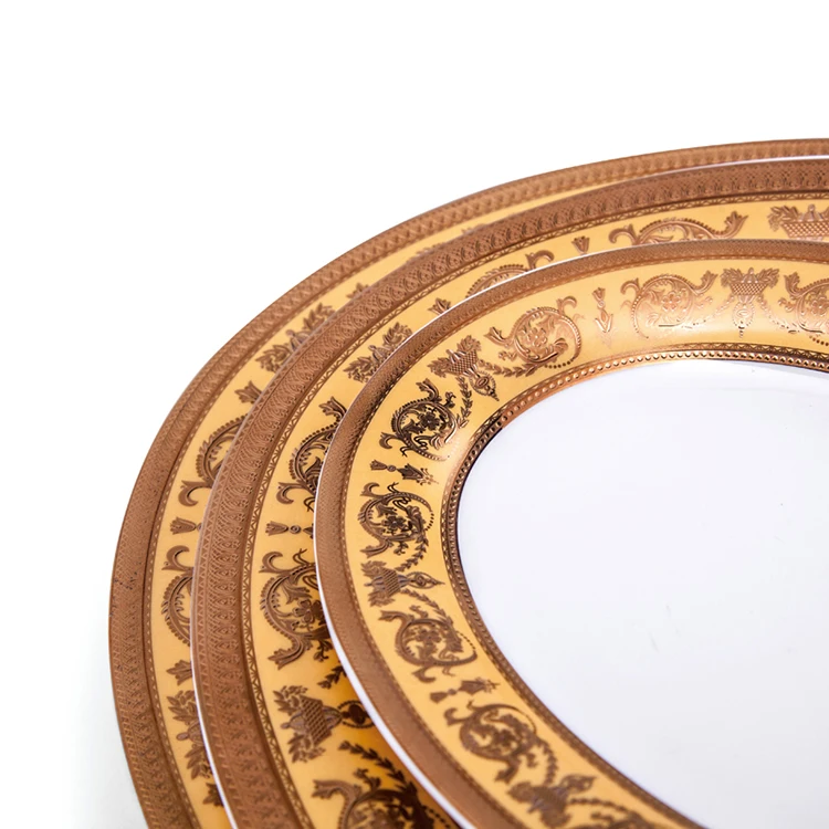 Italian Porcelain Dinnerware Fine Bone China Fish Plate