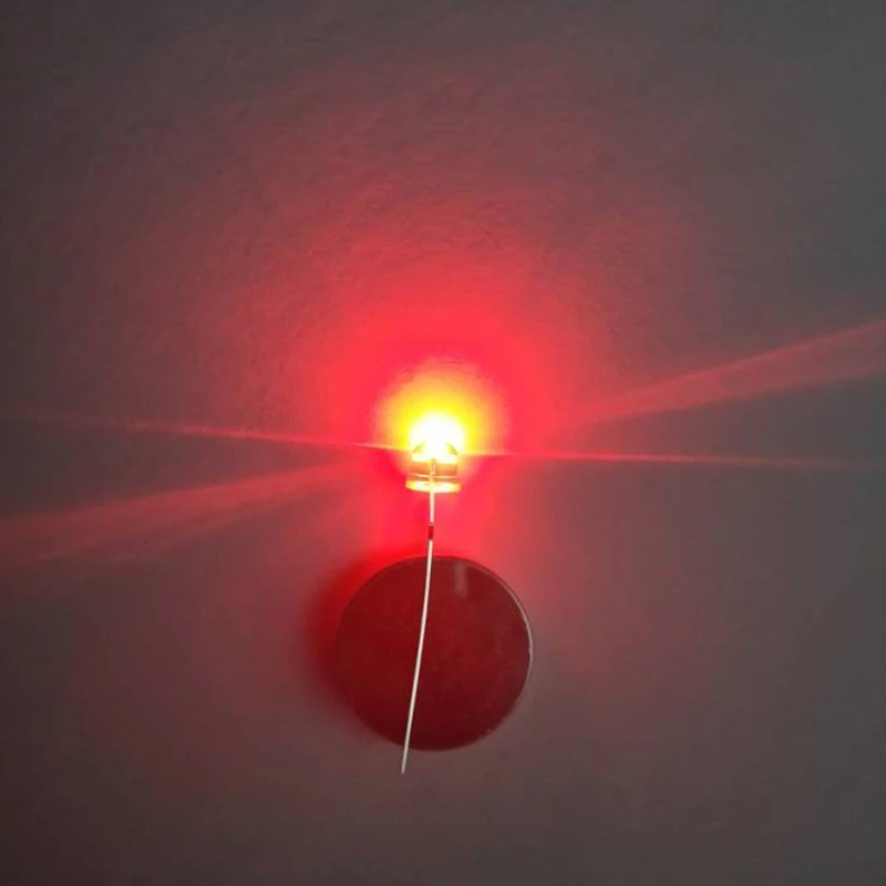 Vanfun света проходящего через отверстие посылка 3 мм 5 мм 2 шпильки RGB светодиод