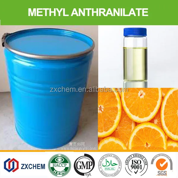 Monomeric spice food Flavor grape odor Methyl anthranilate CAS 134-20-3