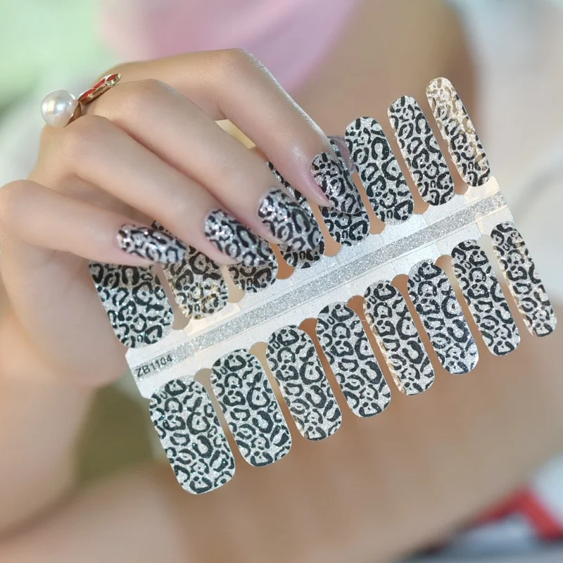 
newest fashion nail art accessories nail decals /gel nail wraps 