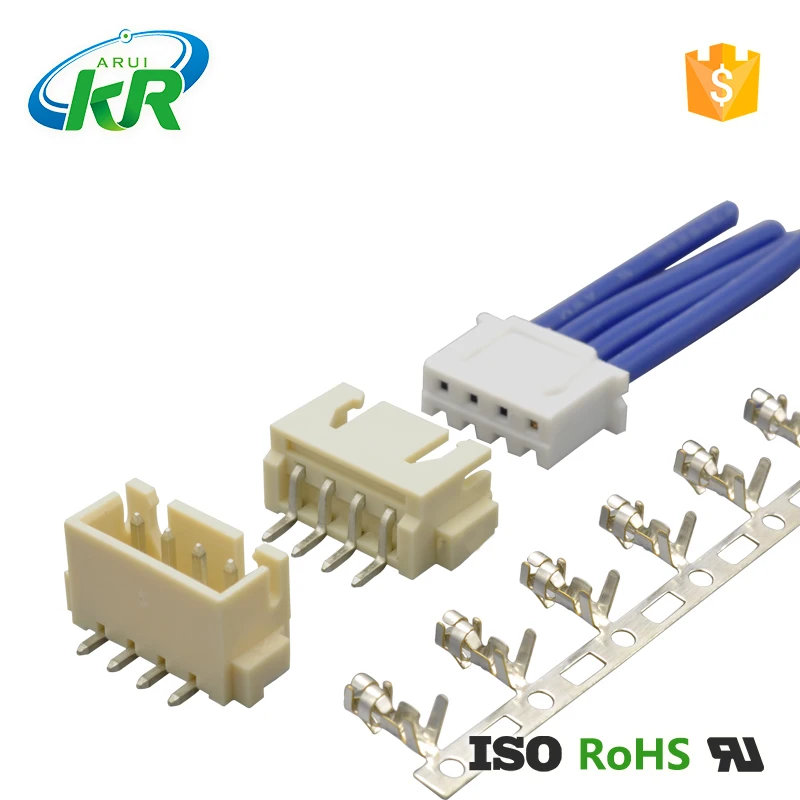 
XH2.54mm 4pin wire terminal header connector 