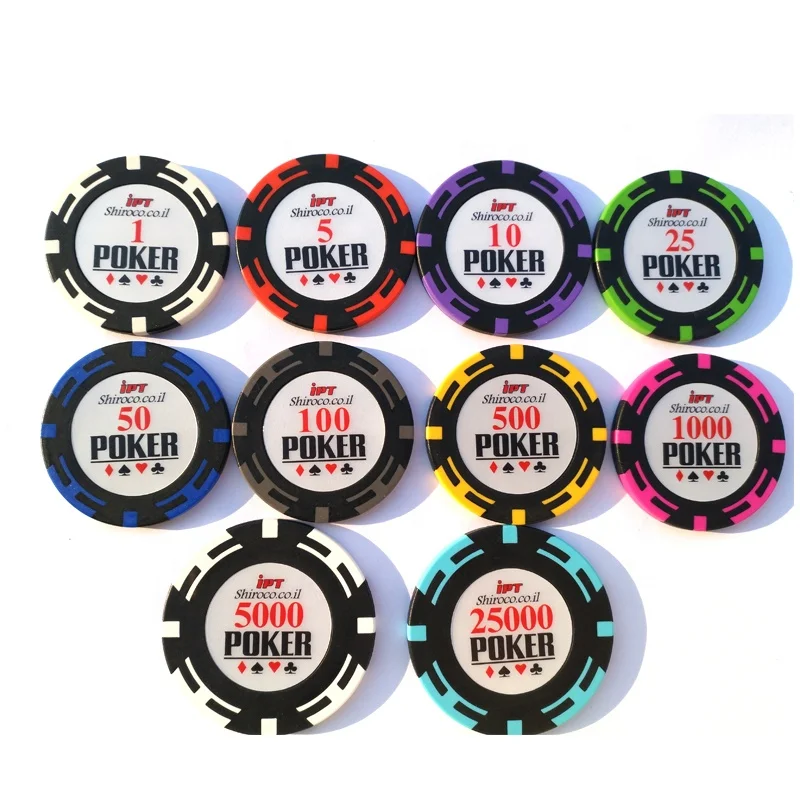 CLAY POKER CHIPS with you labels insert 14G manufactuer