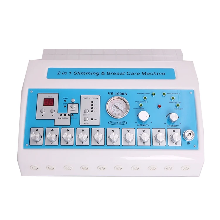 
2 in 1 EMS Breast Enlargement Vacuum Silicon Breast Cups Machine 