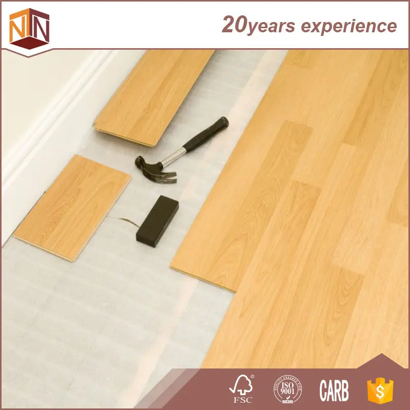 bamboo surface 12mm hdf laminate flooring