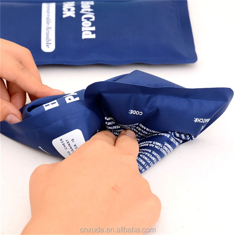 Reusable Ice Bag Heat Therapy Wrap First Aid Kit Hot Cold Gel Pack for Back Pain Relief