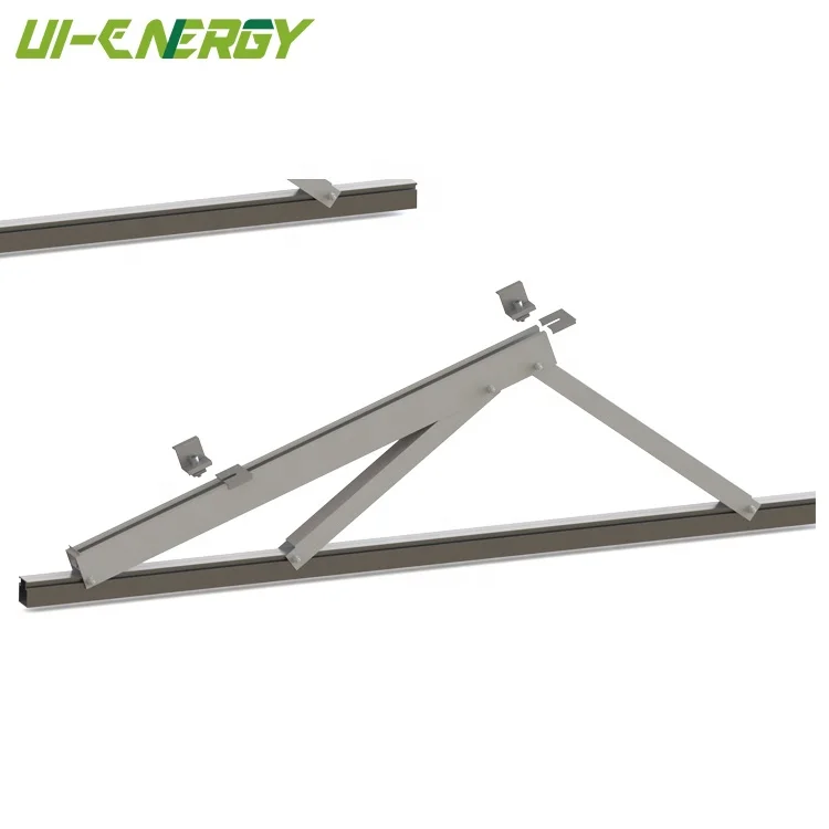 Rooftop aluminum adjustable stand for solar panel