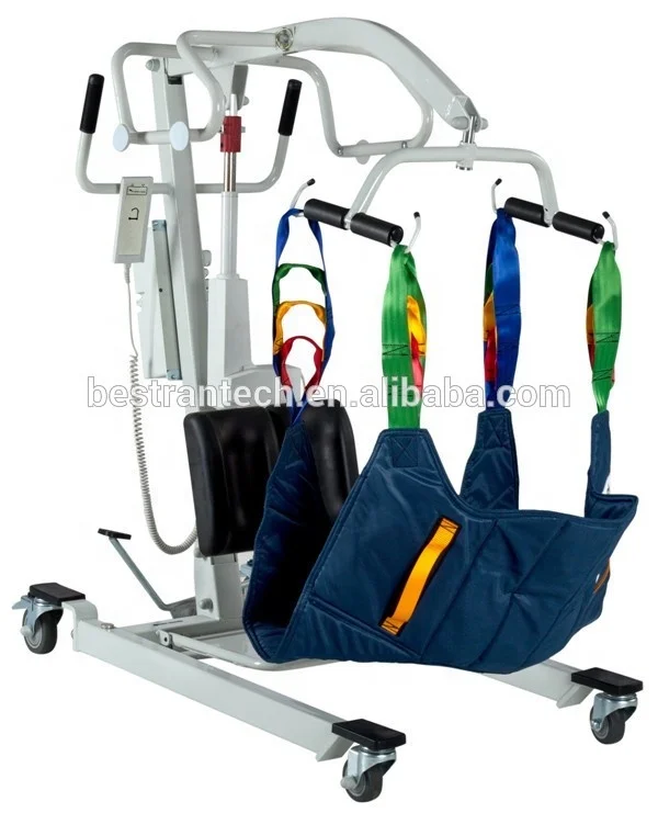 BT-PL002 Medical home care Standing Paralyzed Electric Patient Lift Multi-function type with sling mobile patient hoist price