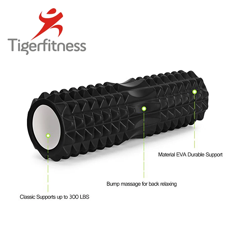 Tiger Fitness Wholesale New Design Muscle Massage Therapy Yoga Foam Roller