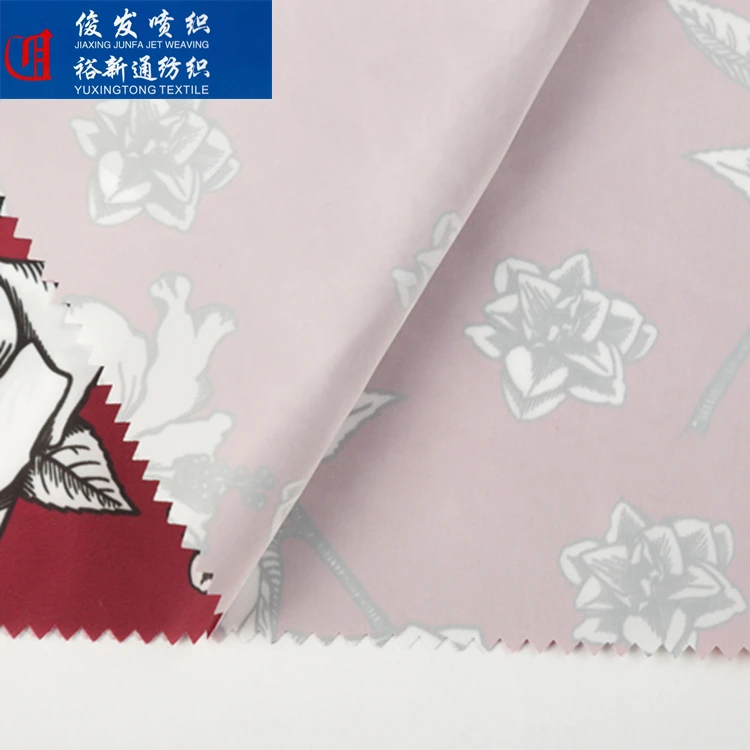 
100% Polyester 75D faille paper printing memory fabric for garment 