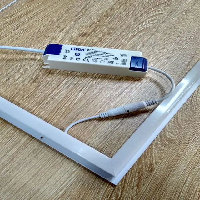 Led Square 600x600 42w Lifud Driver Led Panel Light Slim Lighting and Circuitry Design Home Office Modern Aluminum 120 Degree 80