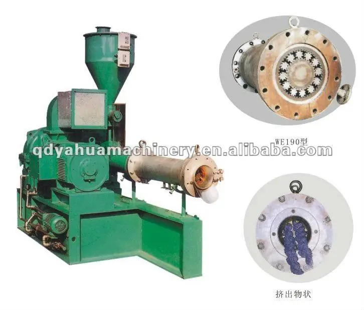 
hot feed rubber extruder machine 