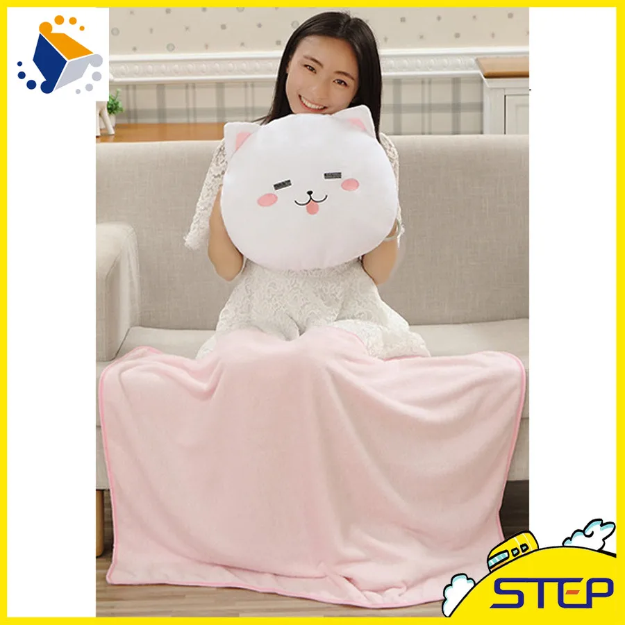 OEM Дизайн Cute Cat Китти Дизайн 3 в 1 Полиэстер Одеяло