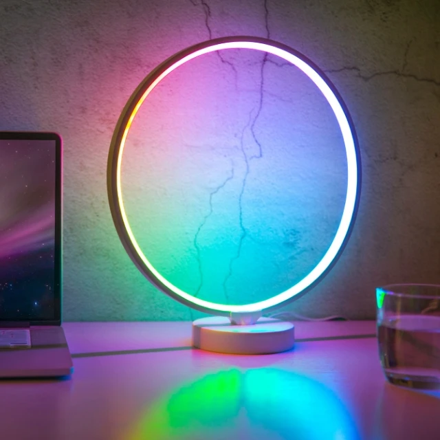 
8w Wifi Mood Lamp Auro Light for Garden, Party, Patio, Living Room, Bar LED Table Lamps Babies and Kids Colorful Home Party 1pcs 