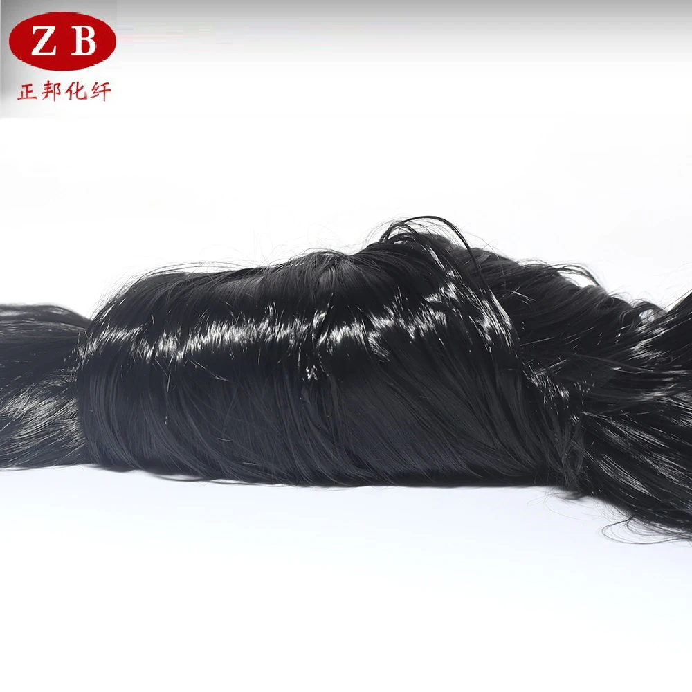 3 denier black polyester tow for static flocking