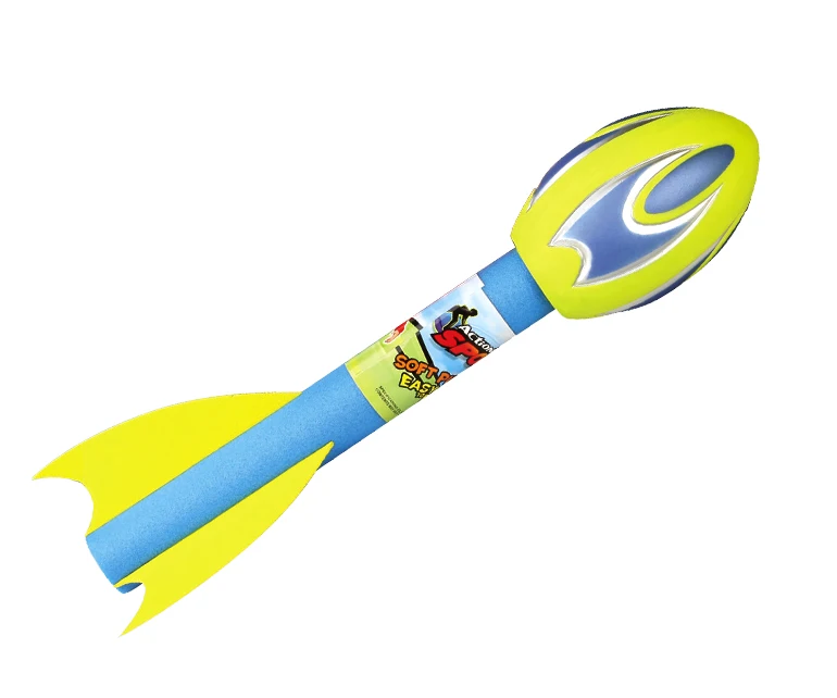 Shooting eva launcher toys finger foam rocket