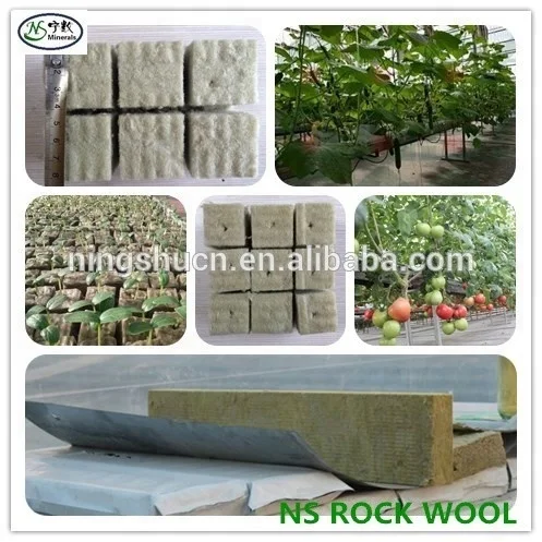 Cheaper Horticultural Rock wool Stonewool  Plug Cube