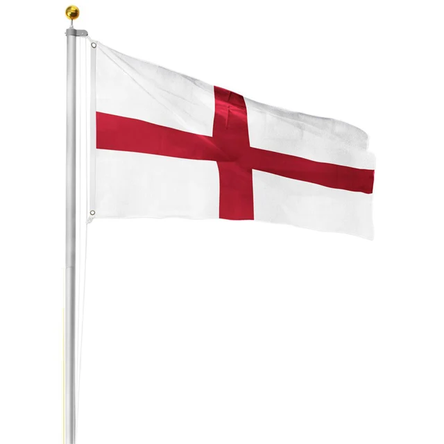100% polyester 3x5ft England flag pole flag