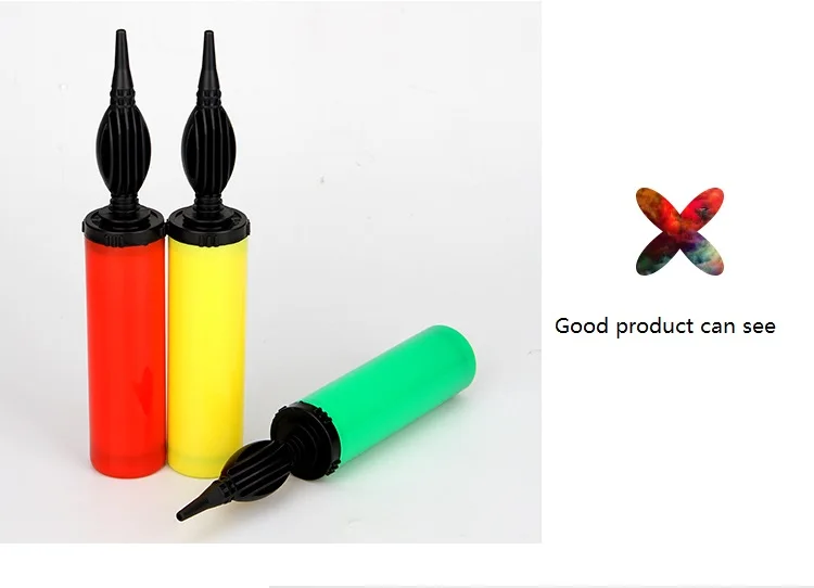 halloween decoration round head balloon hand held air pump