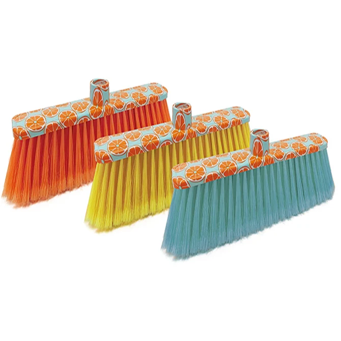 Factory wholesale plastic printing indoor sweeping floor broom