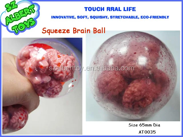 High Quality Shenzhen Manufacturer Brain Stress Ball Squeeze Toys