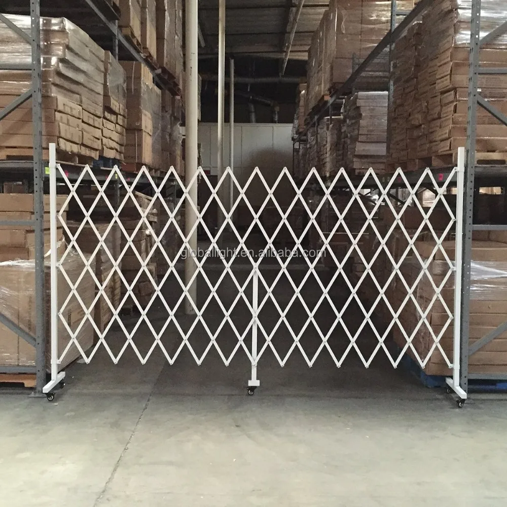 Heavy Duty White Garden Fence Security Fencing Folding Door