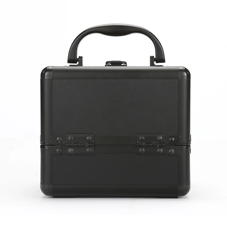 
Nail Polish Lipstick Makeup Storage PU leather Aluminum Cosmetic Cases 