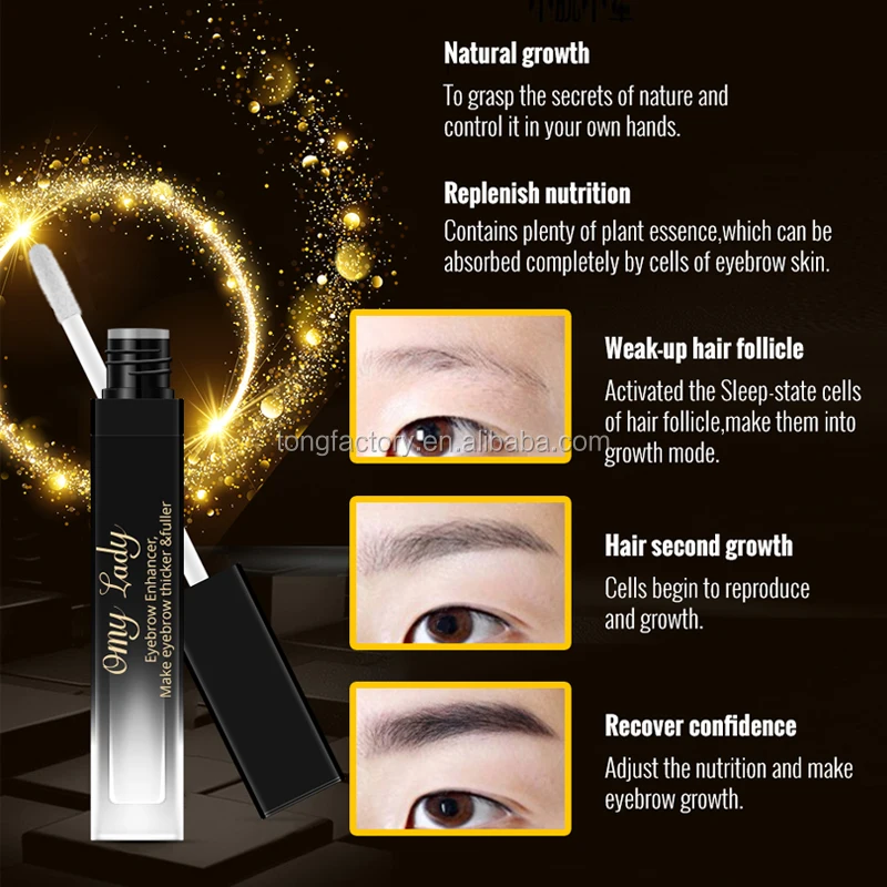 
Private Label Korean Cosmetic Eyebrow Enhancer Serum Tubes for Growing Eyebrows 