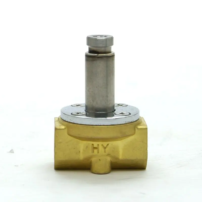 Fast acting 12v diesel fuel brass solenoid valve