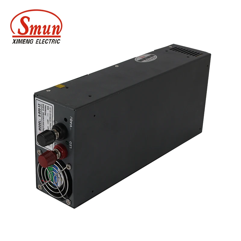 SMUN S-800-48 800W 48V 17A DC Output Switching Mode Power Supply Non-Waterproof SMPS
