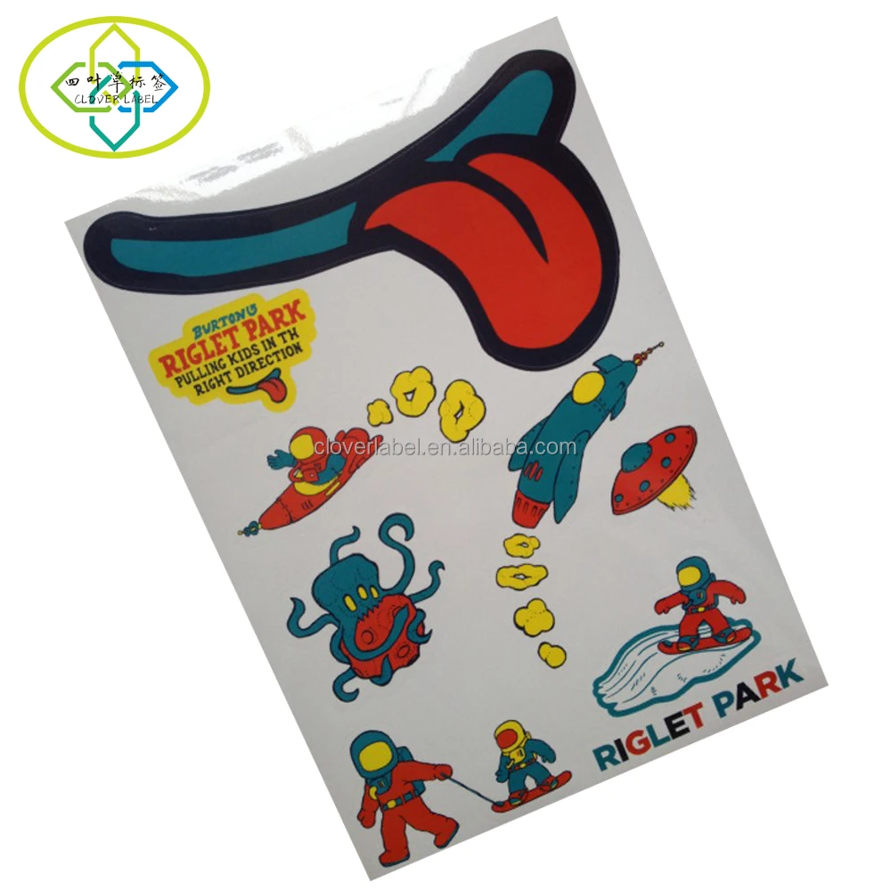 Matt paper Colorful Self Adhesive Fluorescent A4 Sticker Sheets