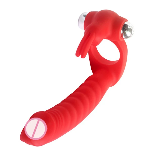 2018 New vibrating silicone male sex toy  penis extender