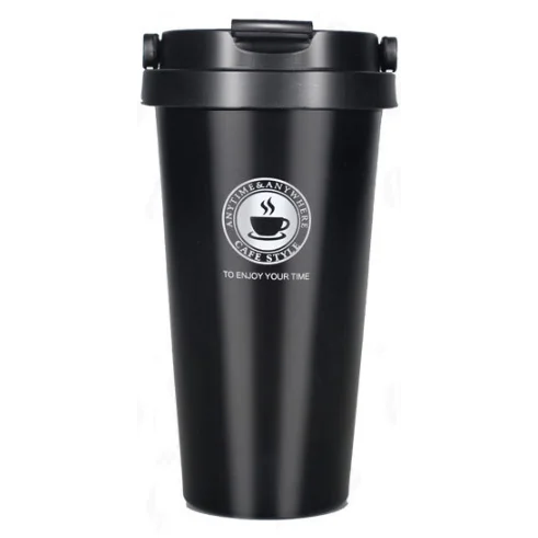 Reusable thermal coffee maker travel mug double wall stainless steel vacuum insulated coffee cup