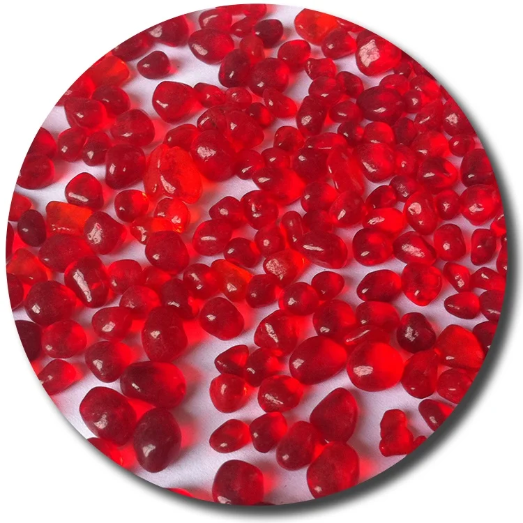  Цветные Стекла Неправильной шарик для декоративной