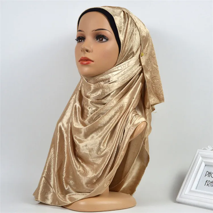 Gamis Muslim Tudung Indonesia Cotton Polyester Hijab Scarf Batik Hijabs Women Silk Free Sample/can Customize Your Own Design