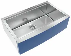 Food Grade 304 stainless steel single bowl stainless  farmhouse sink