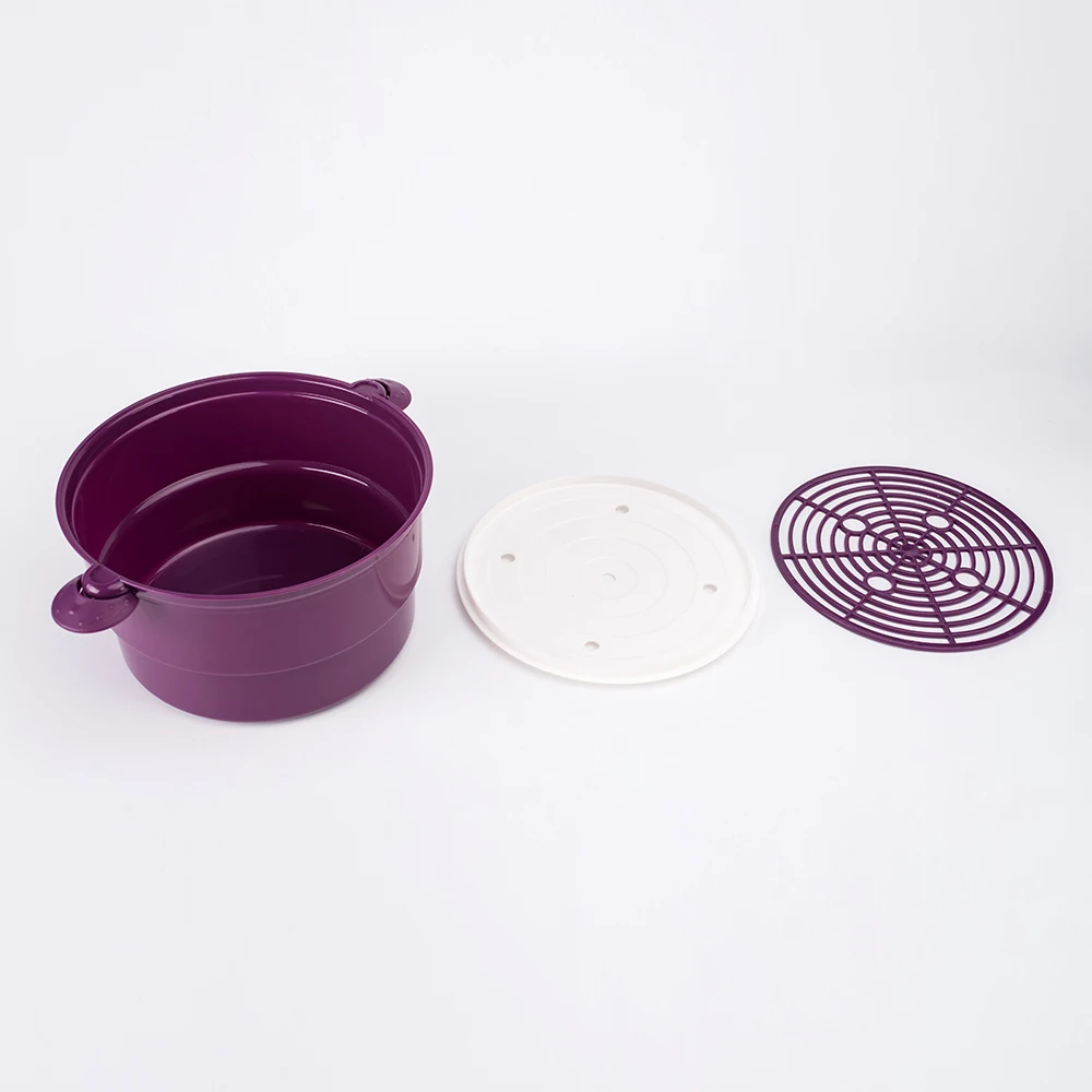 Cheap kitchen reusable plastic microwave pasta cooker