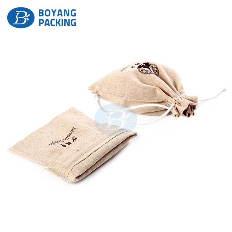 
Manufacturers Quality Natural Fabric gift hemp Pouch Jute Draw string Bag with window 