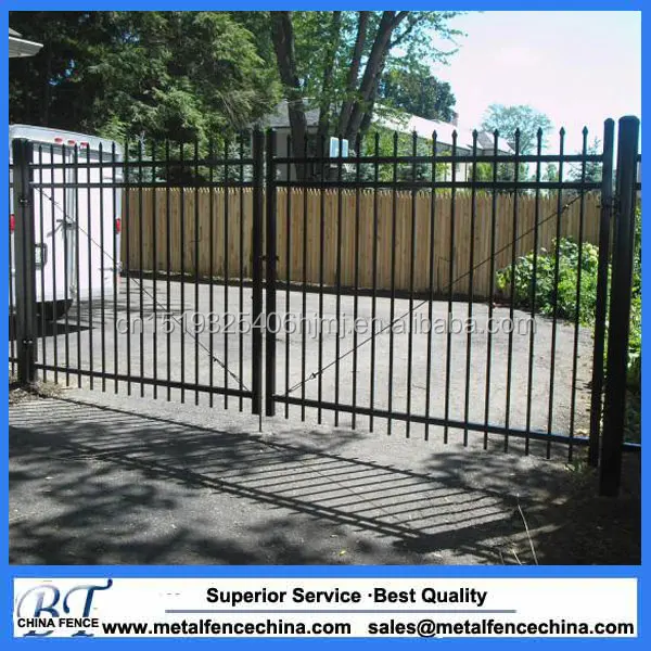 
Alibaba Best seller cheap used wrought iron door gates/wrought iron fence/steel fence(factorary) 