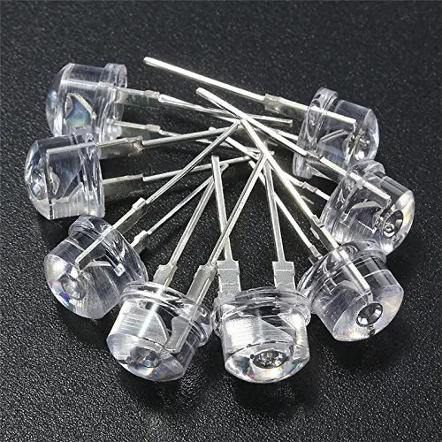 
8mm Straw hat 0.5W Green Light LED Lamp to DIp chip led diode 