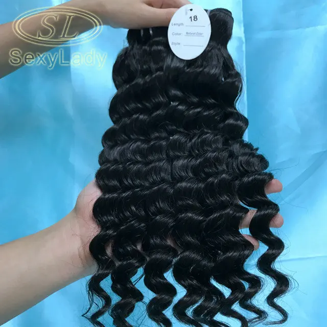 DEEP WAVE BUNDLES virgin cuticle aligned hair hair clip SEXYLADYHAIR hair wholesale supplier
