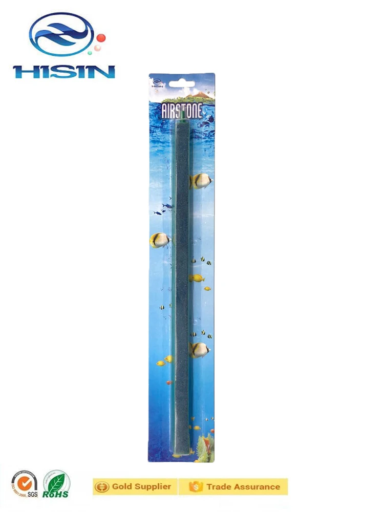 Aquarium Tank Aeration Long Green Plastic Casing Bubble Air Stone