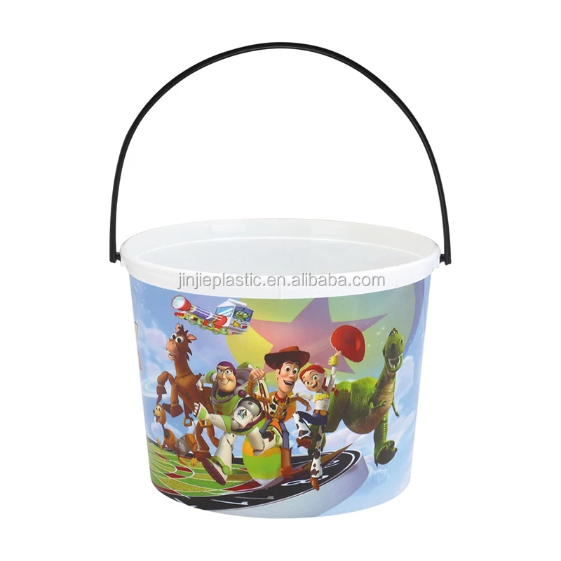 Factory, 82oz, newest item, cinema food grade, hard plastic popcorn bucket with handle