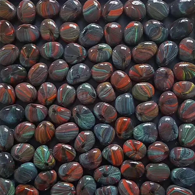 
Glass pebble stone artificial polished pebbles 
