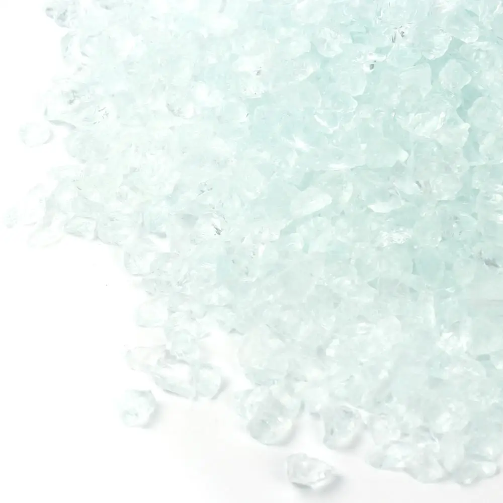 3-6mm high luster decorative crystal glass stone fire glass for fire pit bowl fireplace resin art painting decoration