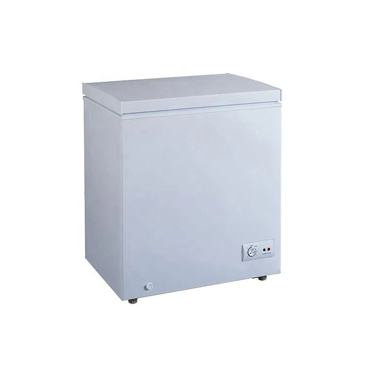 150L Home and Commercial Inside or Outside Condenser Mini Chest Fridge Single Door Small Freezer With Lock and Key