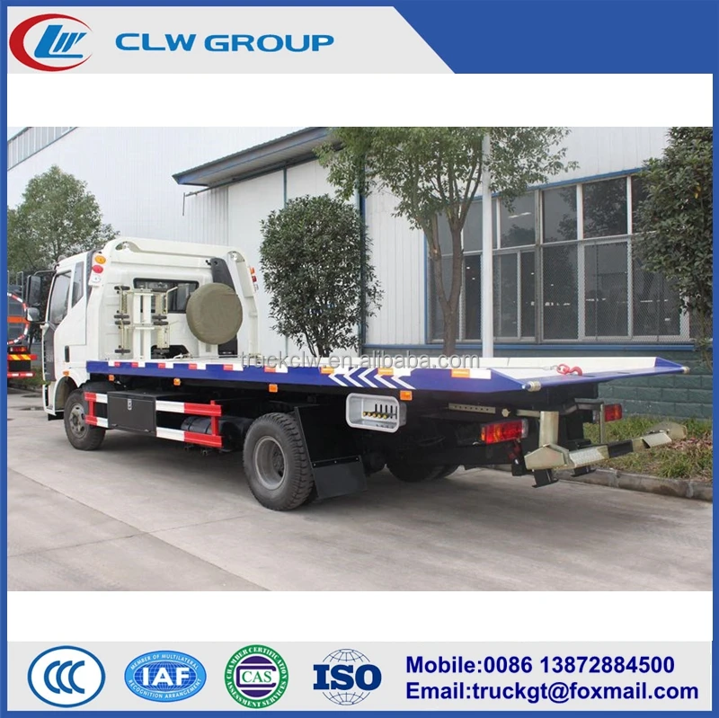 japan technology flatbed towing truck China manufacturer 8tons tilt tray 6tons 8meters flat bed recovery truck for sale