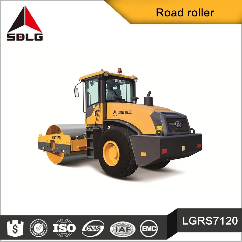 SDLG RS7120 china cheap road construction tools soil compactor price  road roller 12 tons for sale