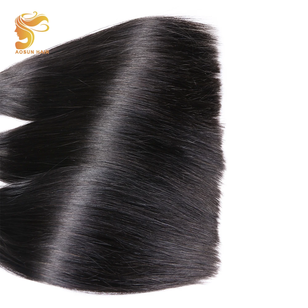 2019 Hot Sale Top Grade Double Drawn Peruvian Virgin Human Hair  Fumi Bone Straight Weft  Natural Color