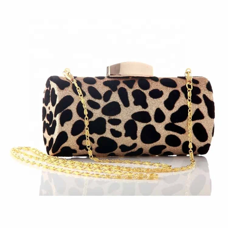 Fashion Leopard style magazine clutch purse, clutches and purses for women