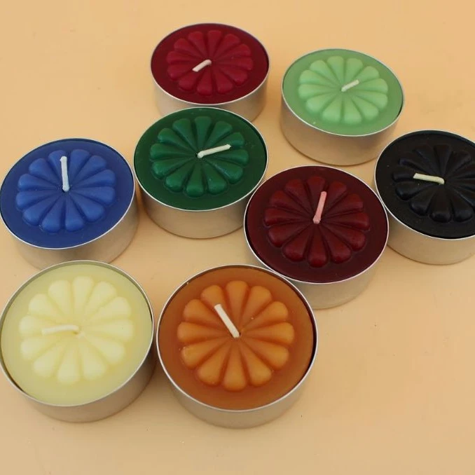 
candle factory two wicks birthday white tealight candles with paraffin wax TT1014 